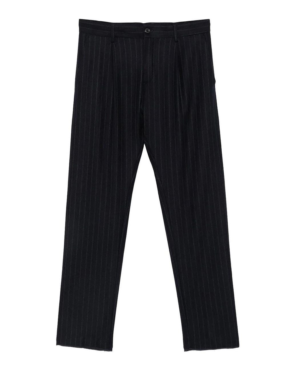Paul & Shark Blue Lucca Pinstripe Wool Trousers for men