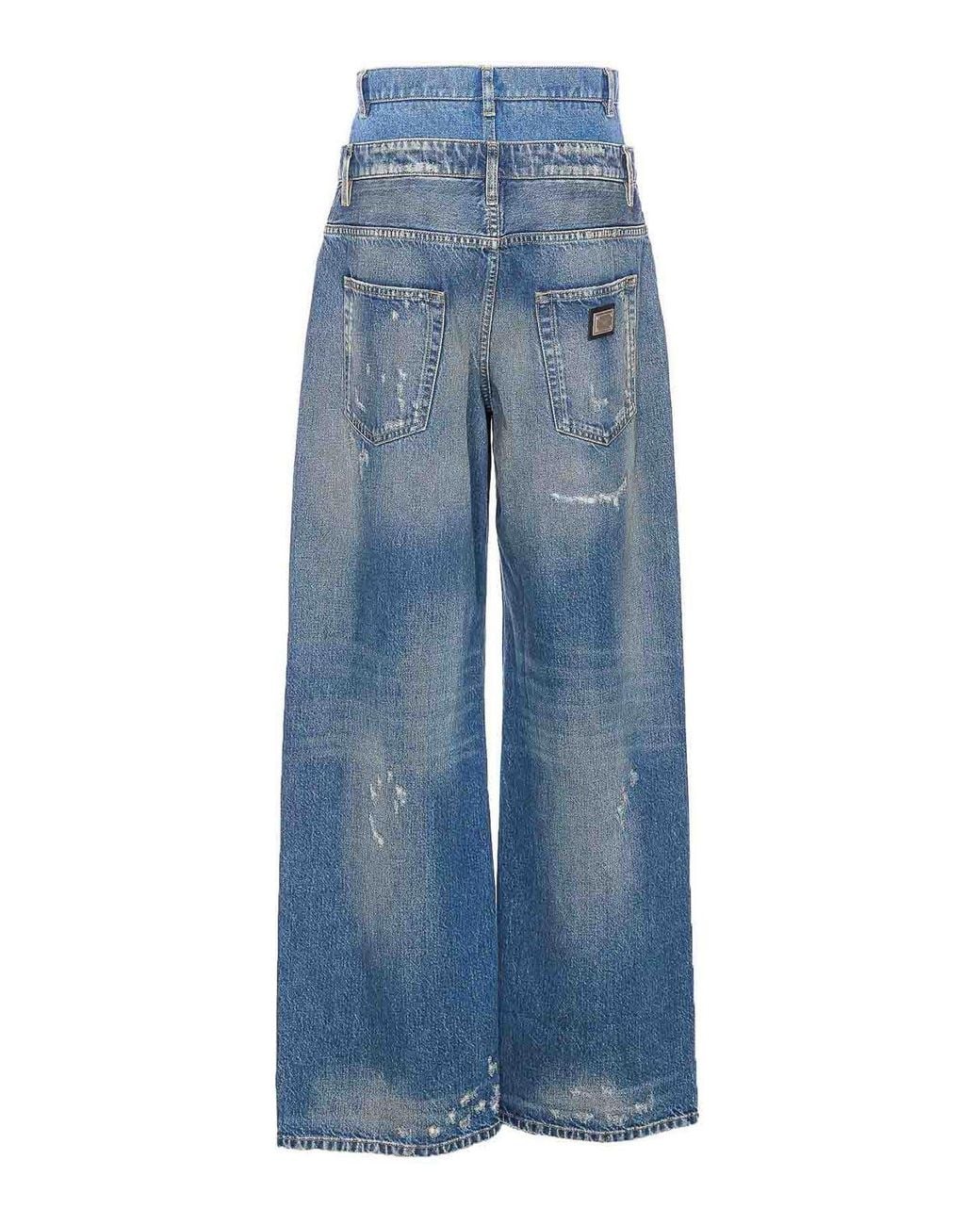 Dolce & Gabbana Blue Pants