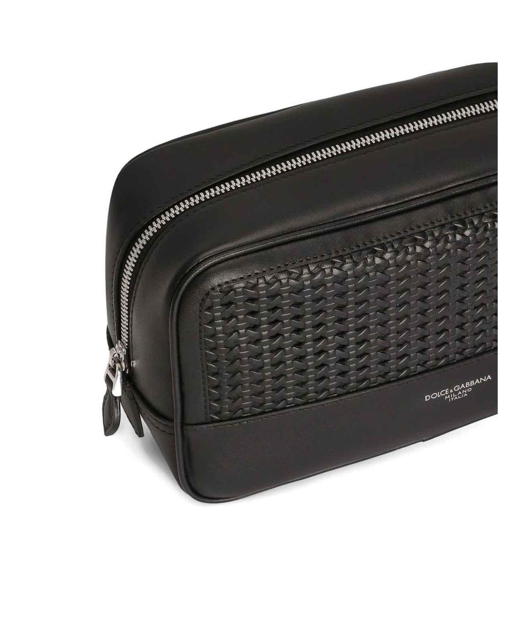 Dolce & Gabbana Black Leather Bag for men