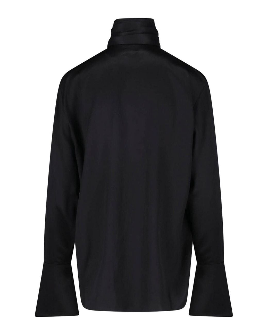 Sa Su Phi Black Satin Shirt