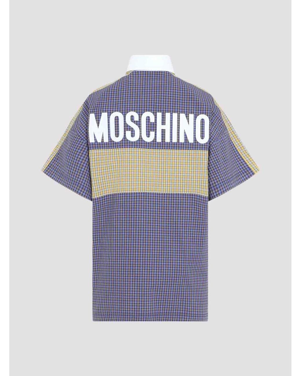 Moschino Blue Polo Shirt