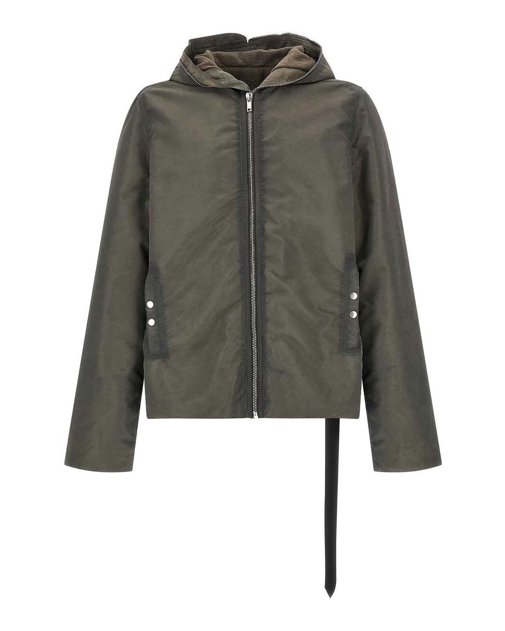 Rick Owens Green Gimp Zipfront Jacket for men