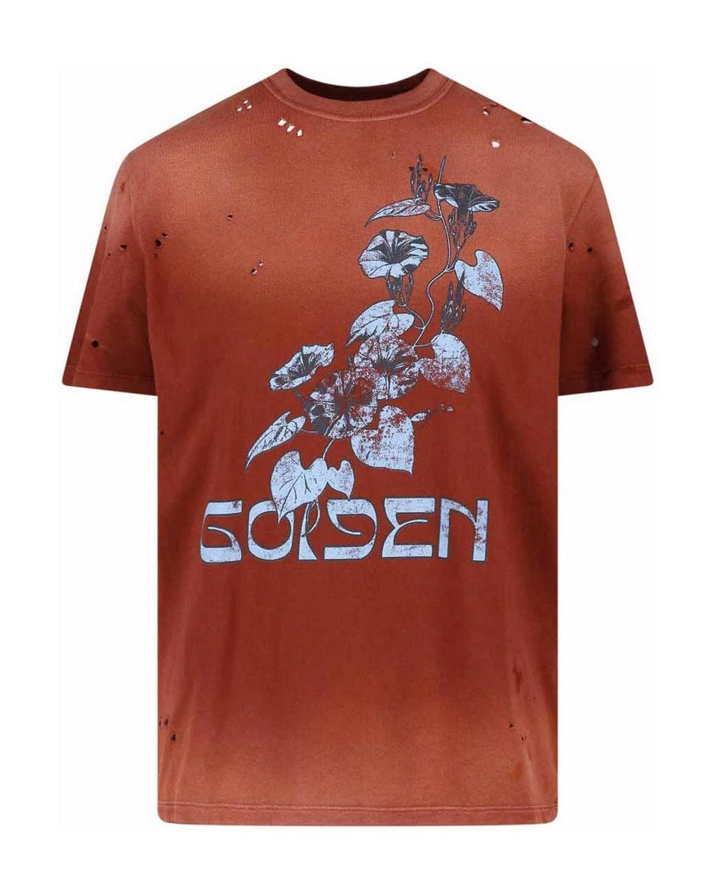 Golden Goose Deluxe Brand Red T-Shirt With Print