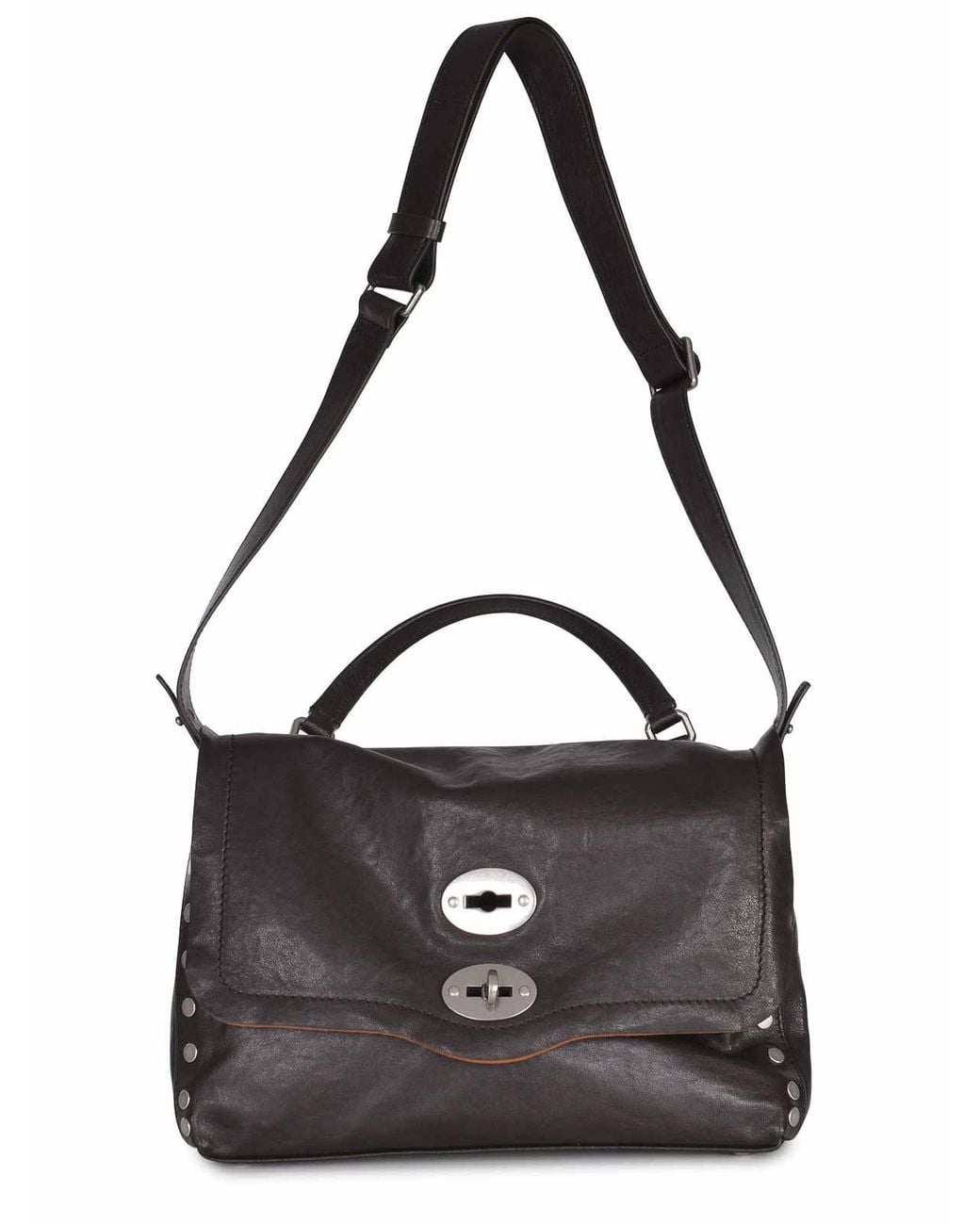 Zanellato Black Bag Made Of Leather