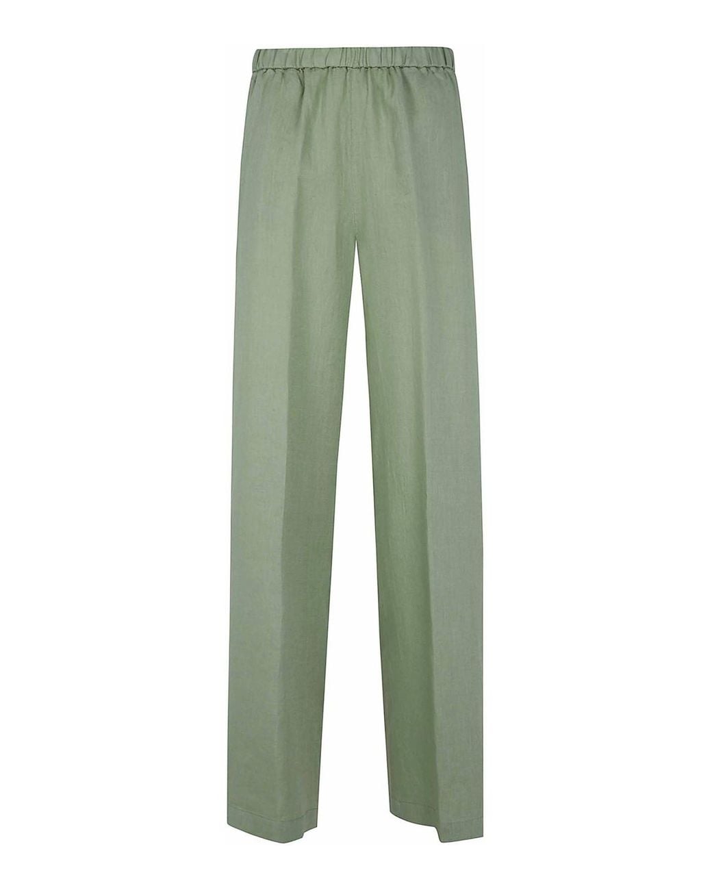Aspesi Green Wide Leg Trousers