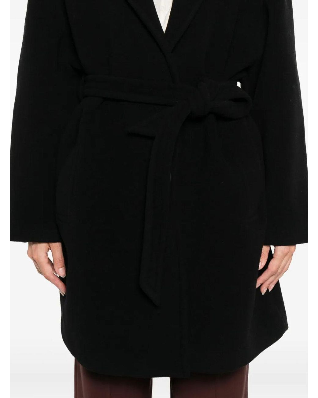 Pinko Black 'Chipster' Coat