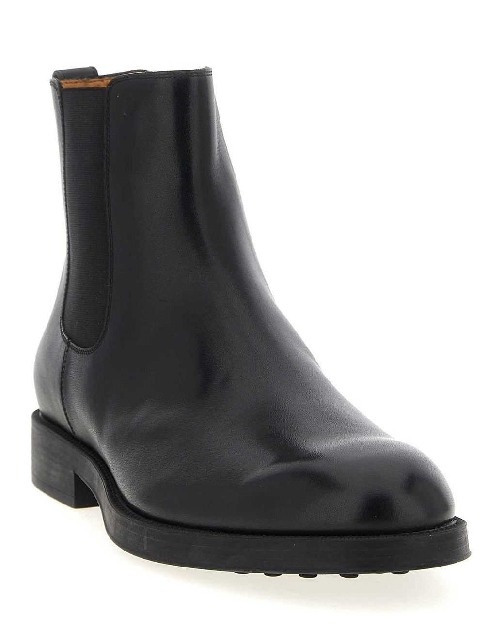 Tod's Black Chelsea Ankle Boots for men