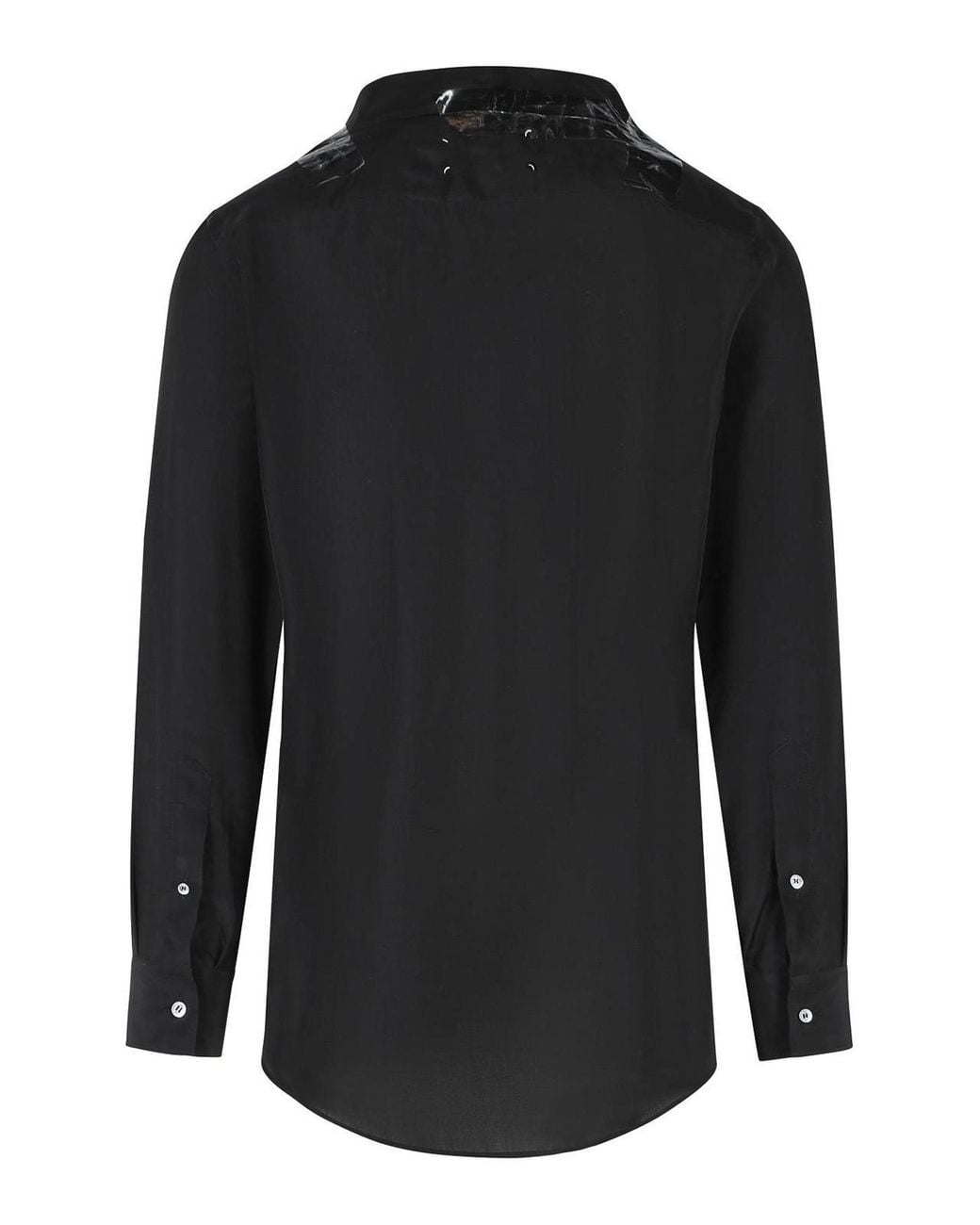 Maison Margiela Black Silk Shirt for men