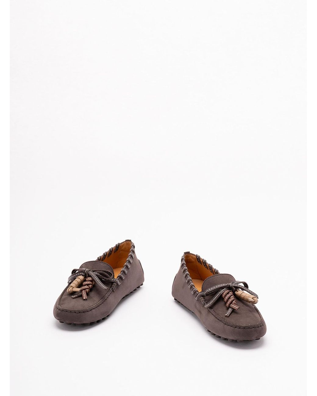 Tod's Brown Glove Gommino Loafers