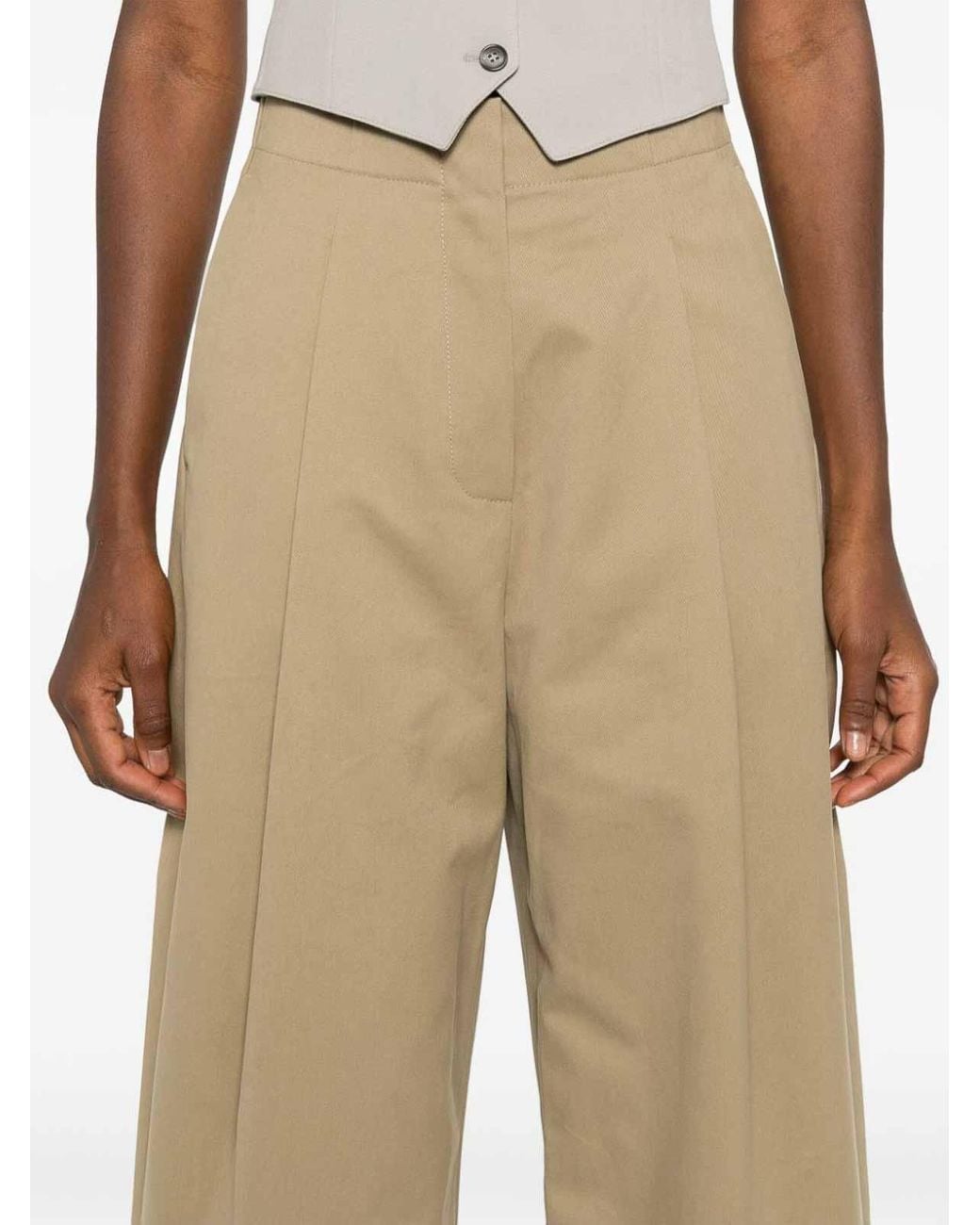 Studio Nicholson Natural Cotton Pants