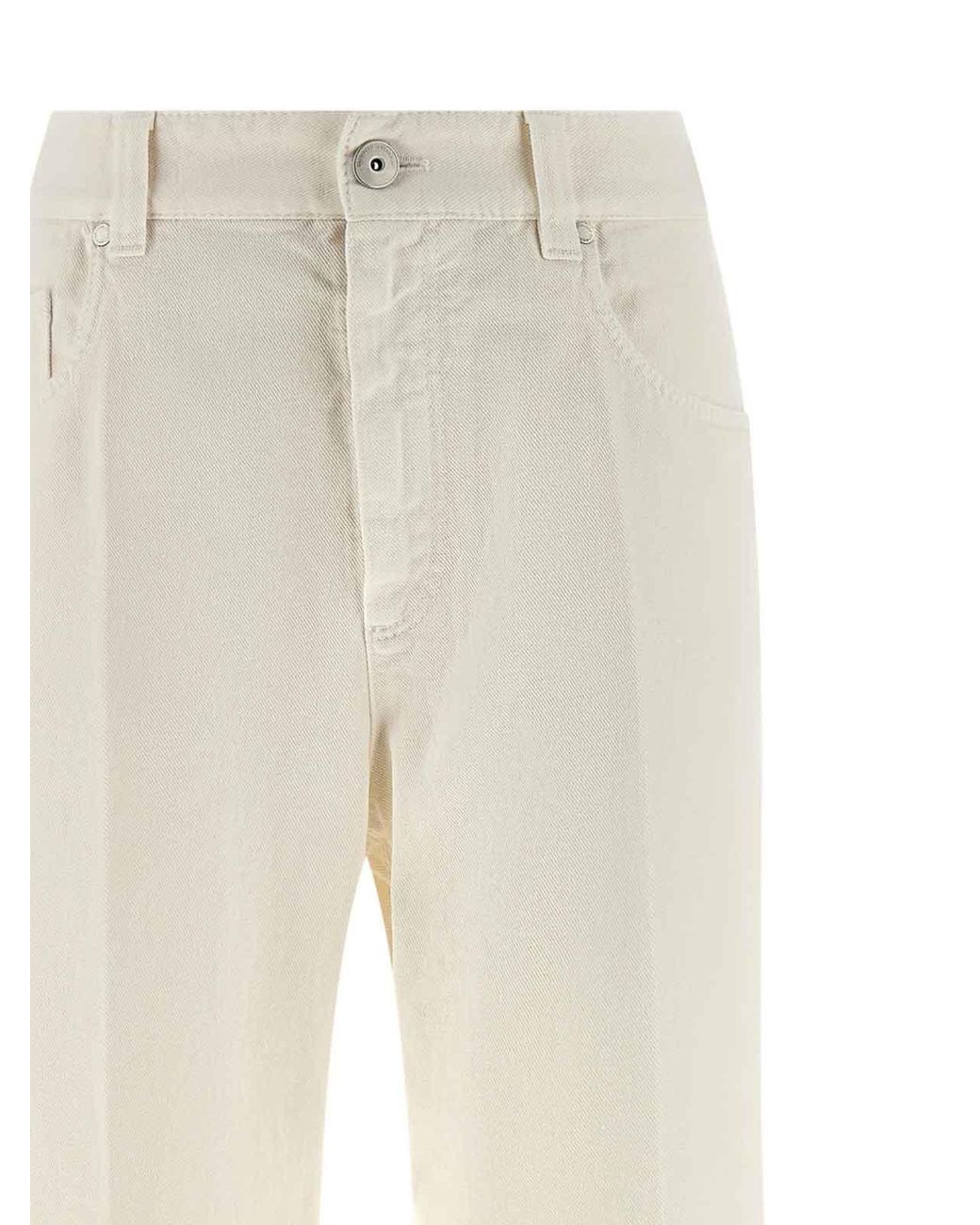 Brunello Cucinelli Natural The Contemporary Loose Jeans