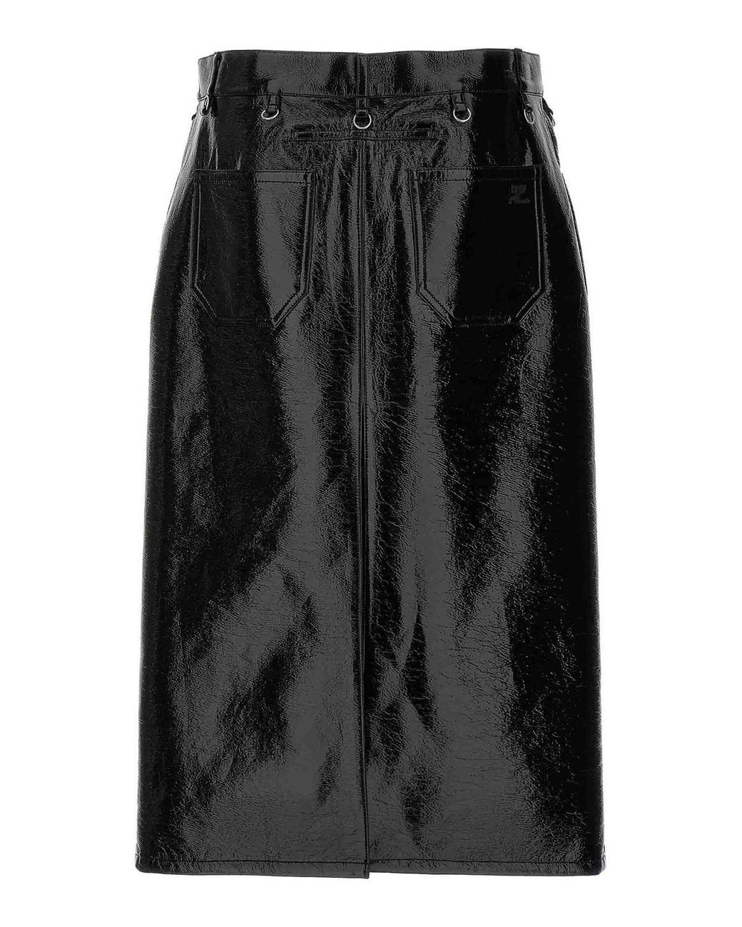 Courreges Black Midi Skirts