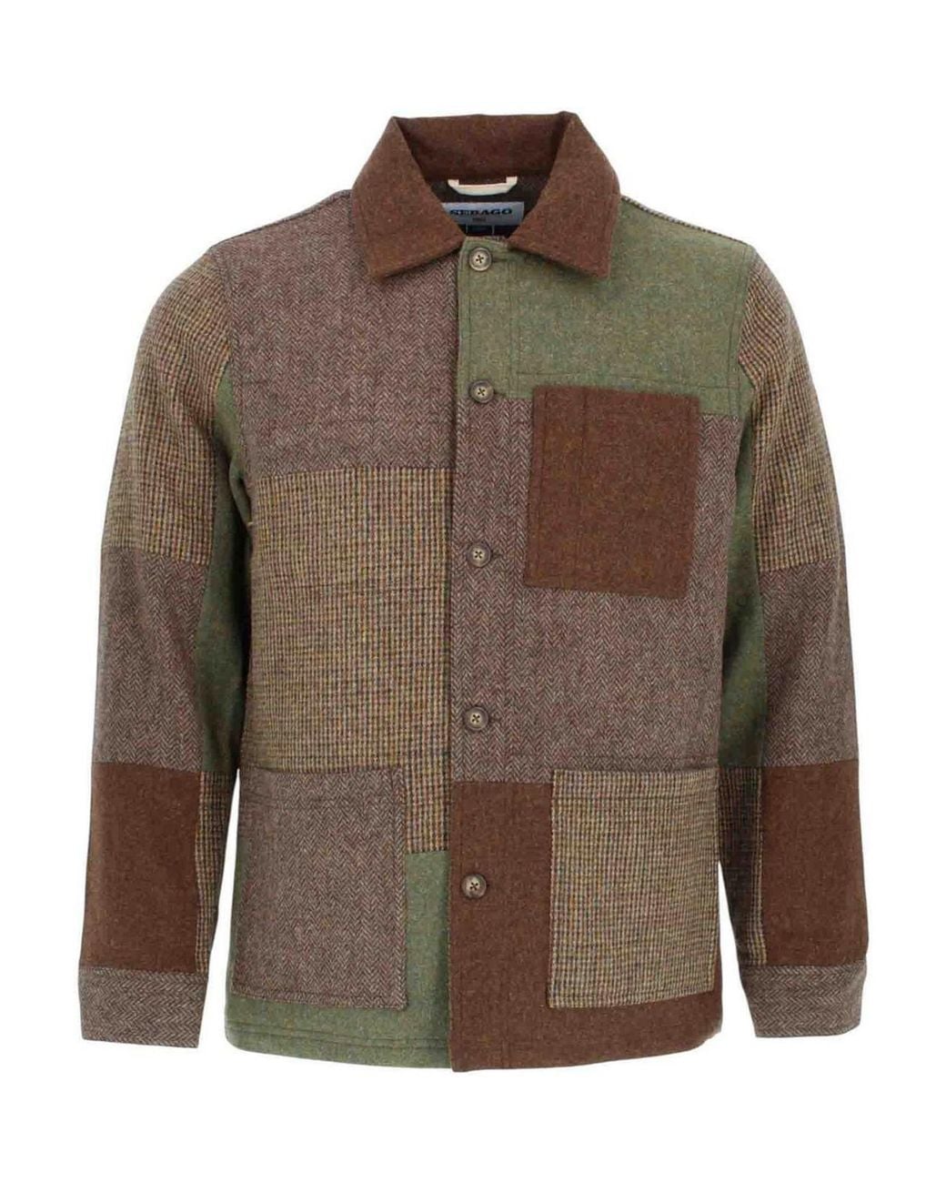 Sebago Brown Casual Jacket for men