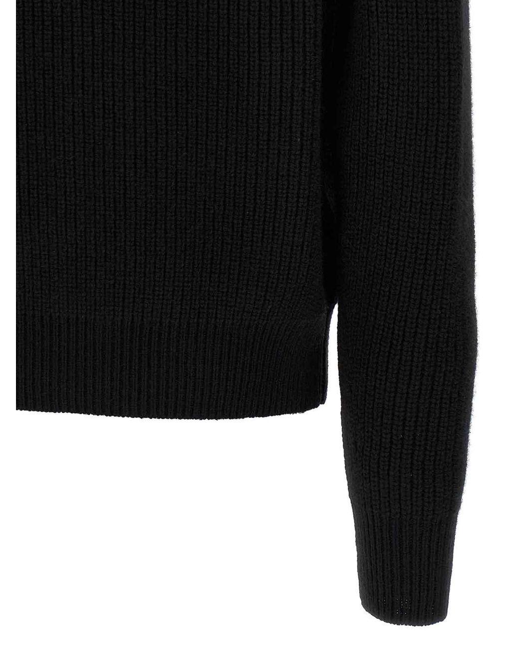 Tom Ford Black Zip Sweater for men