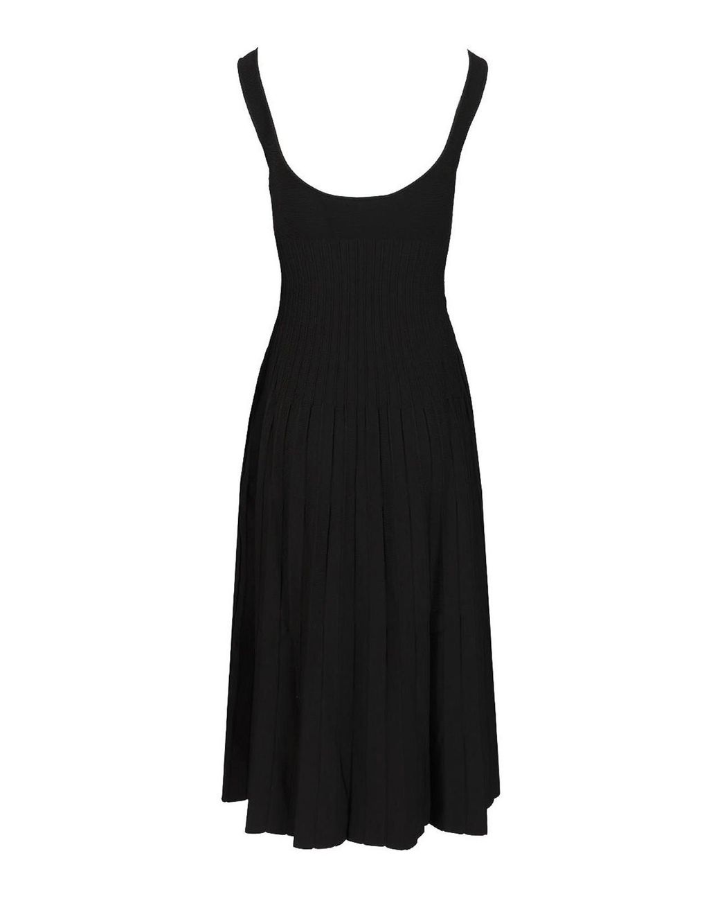 Staud Black Dress Ellison Viscose