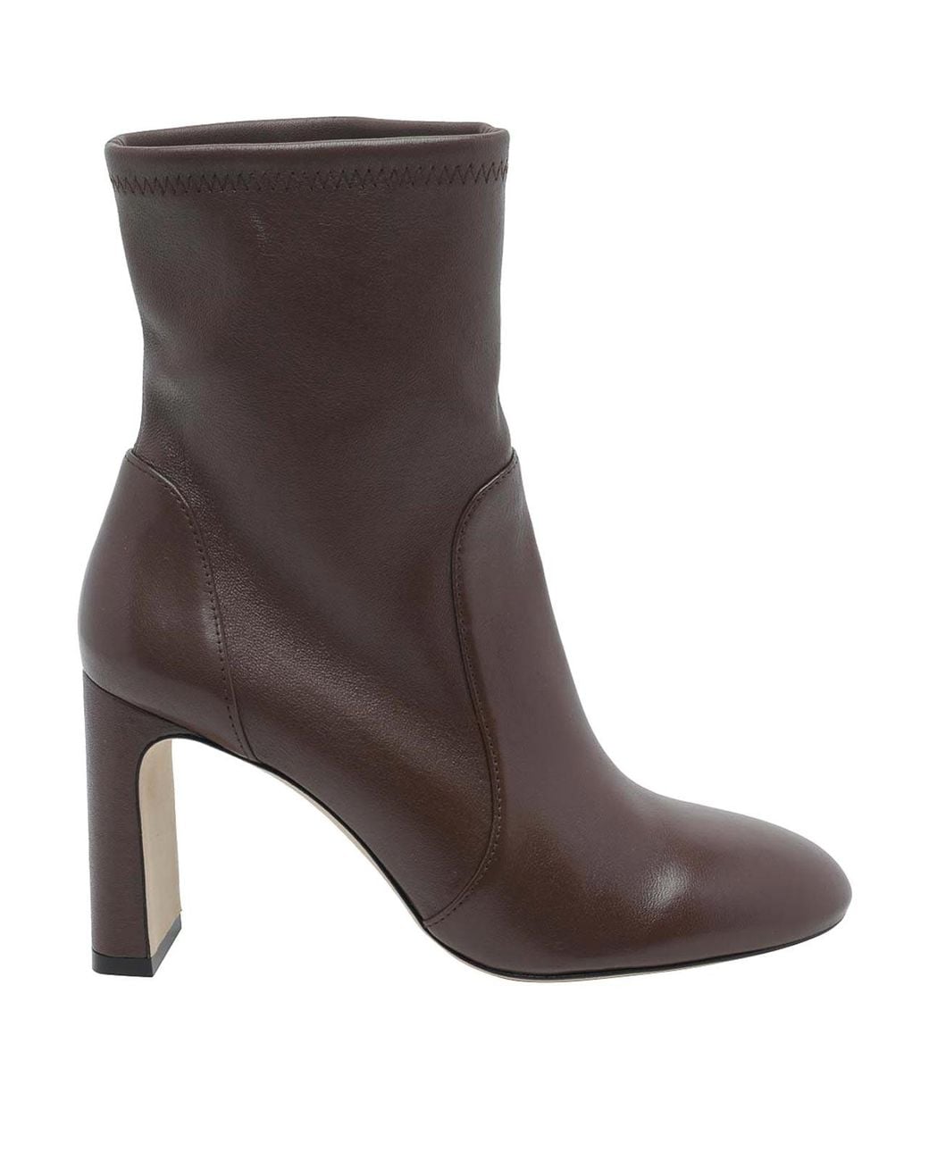 Stuart Weitzman Brown Babette Pump Booties