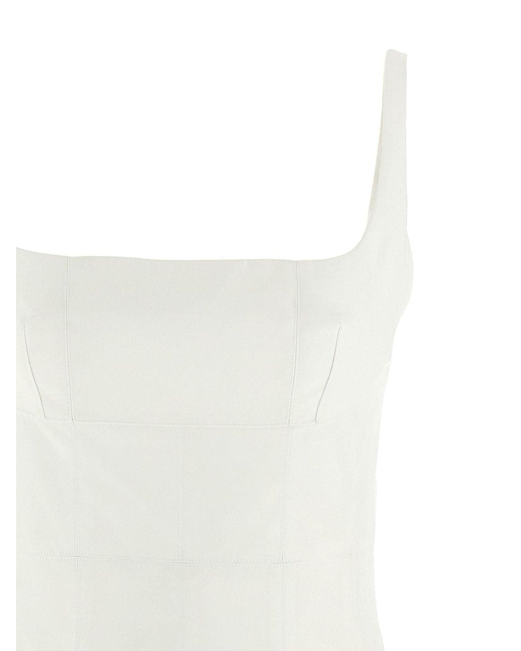 Giovanni bedin White Pleated Dress