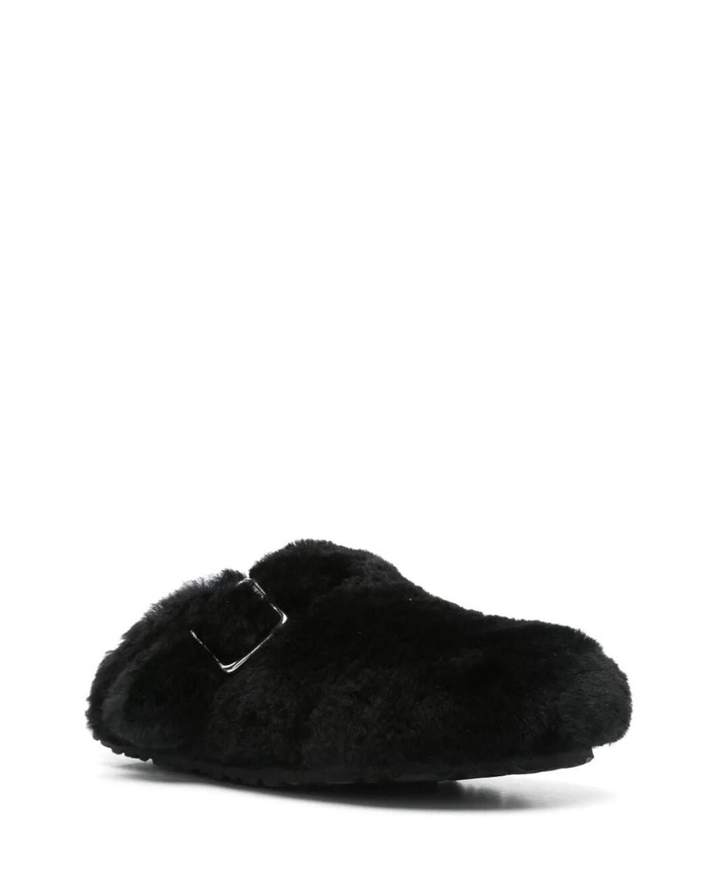 Birkenstock Black Boston Sk1 1774 Shearling Laf