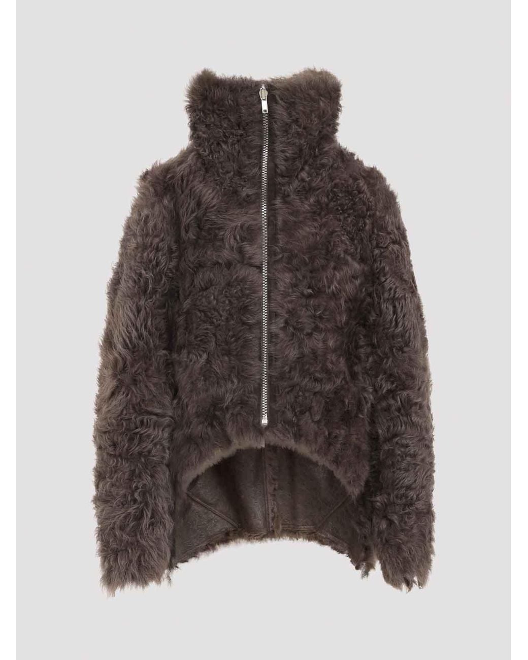 Rick Owens Brown Exploder Jacket