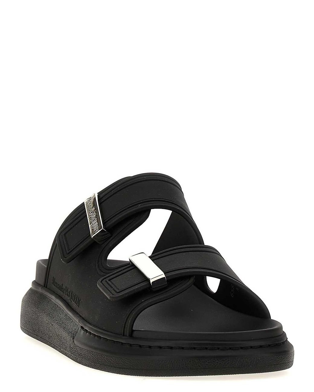 McQueen Black Sandals