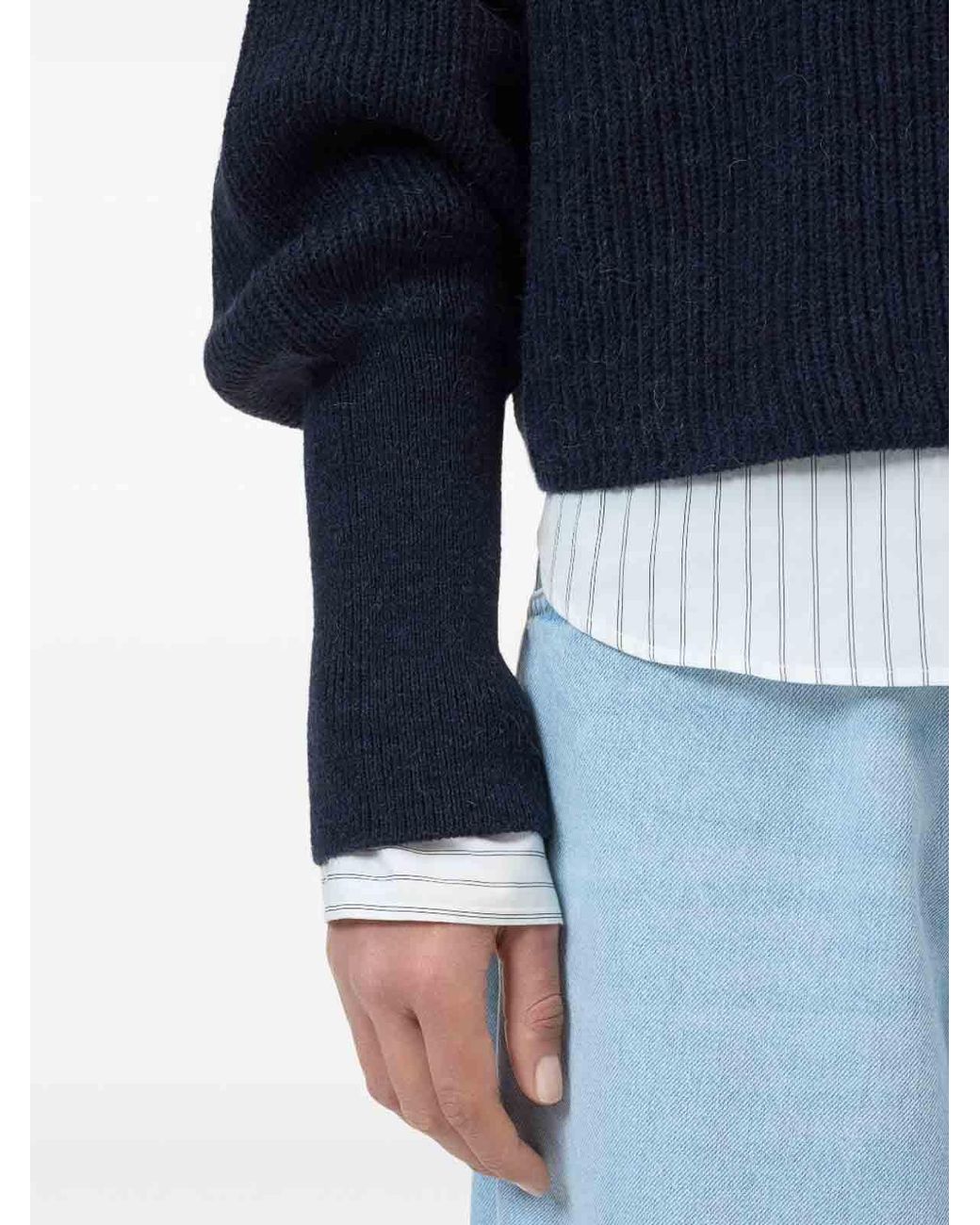 Closed Blue Wool Blend Jumper