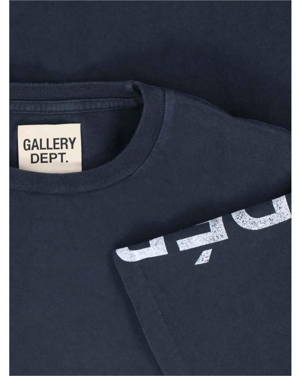 GALLERY DEPT. Blue Logo T-Shirt for men