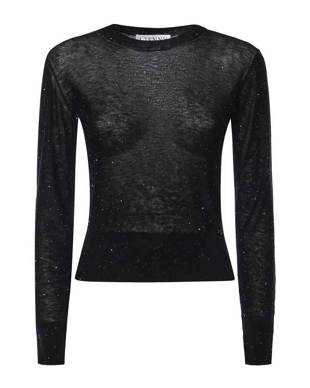 Genny Black Wool Sweater
