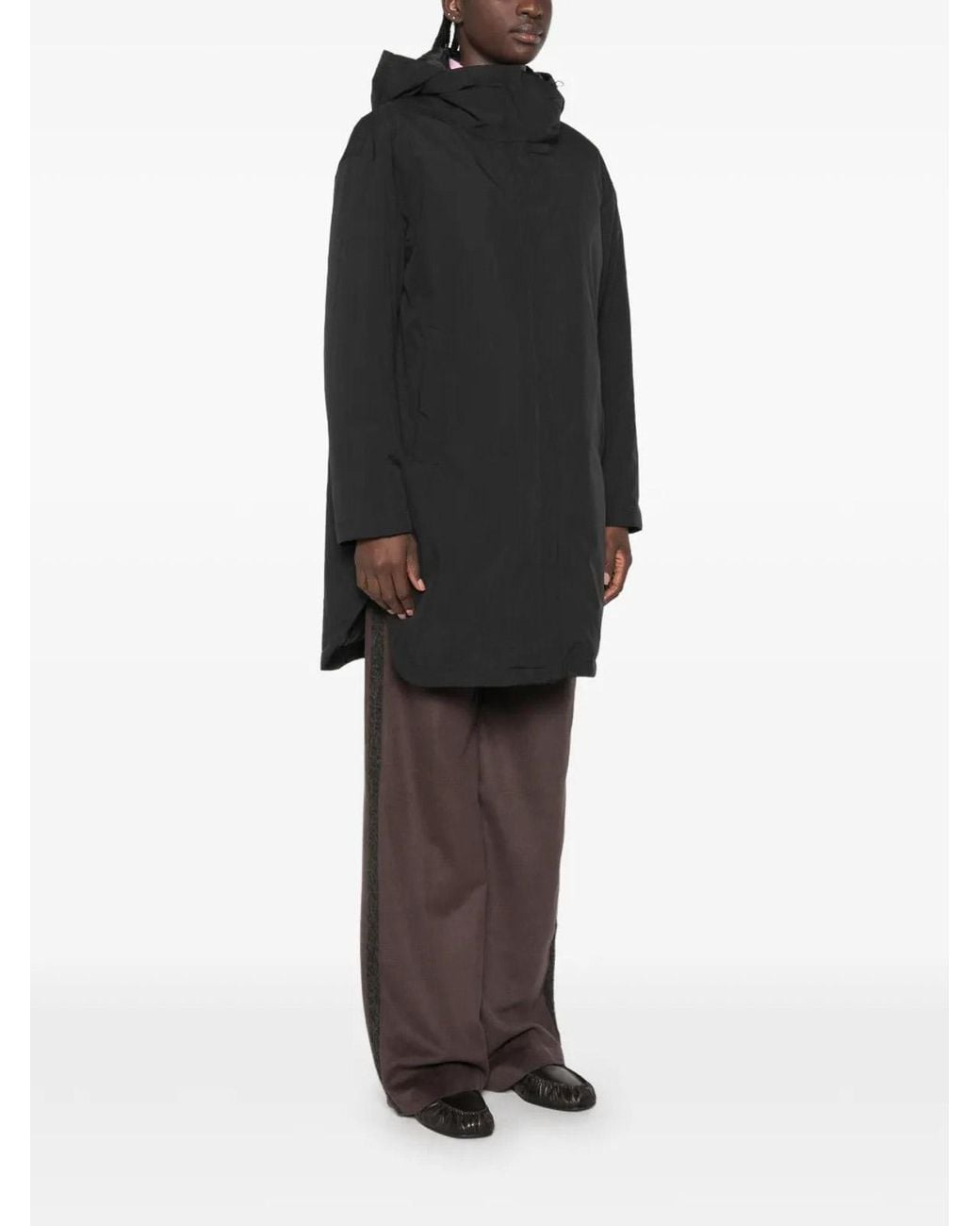 Herno Black Jacket Hooded Puff