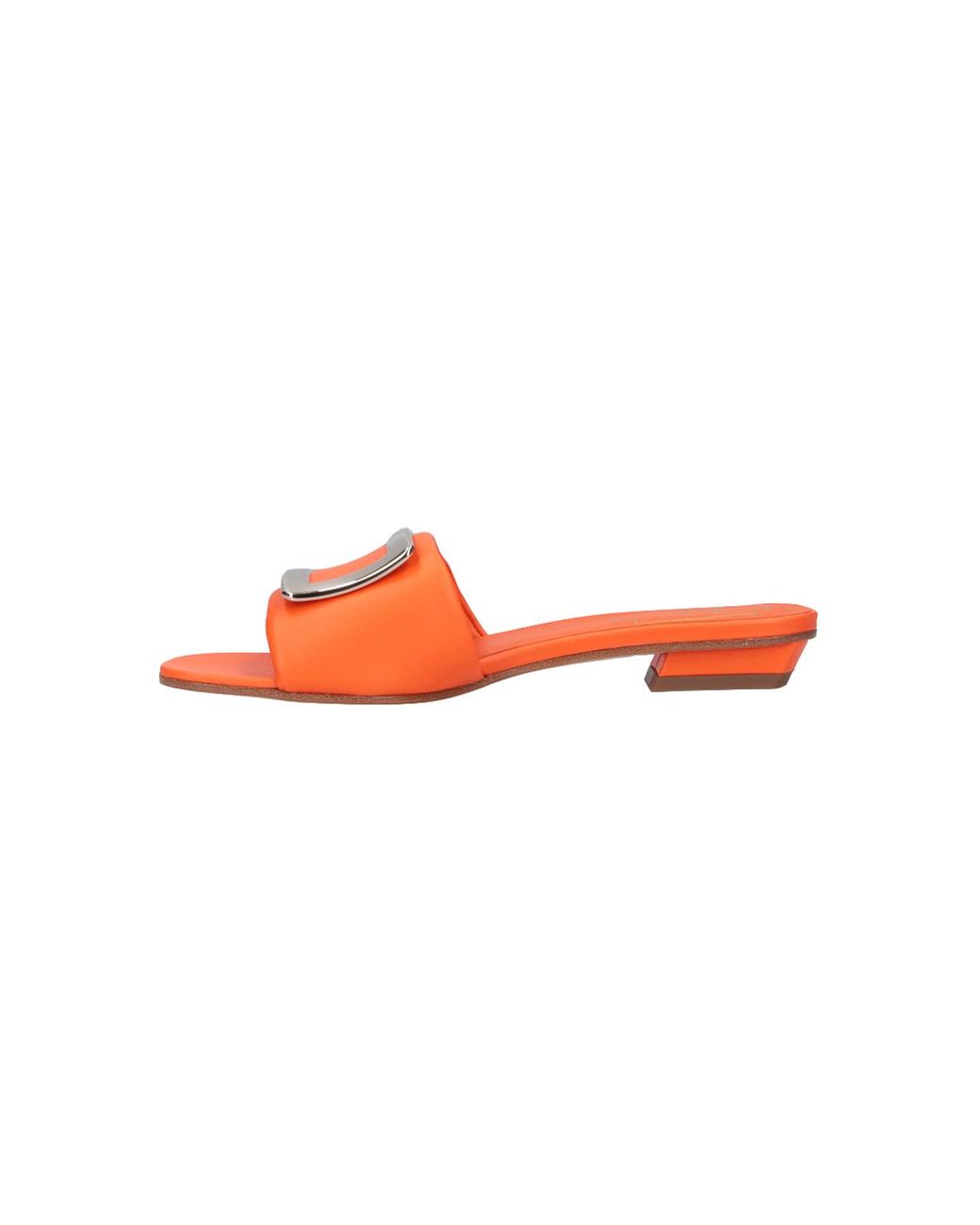 Roger Vivier Orange Buckle Sandals