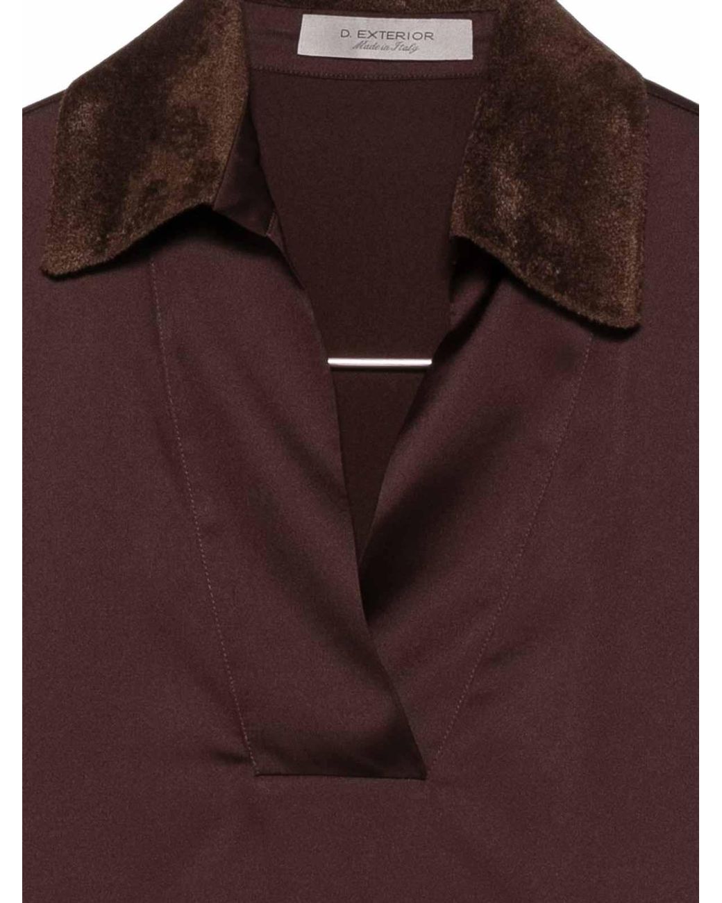 D. EXTERIOR Brown Shirt