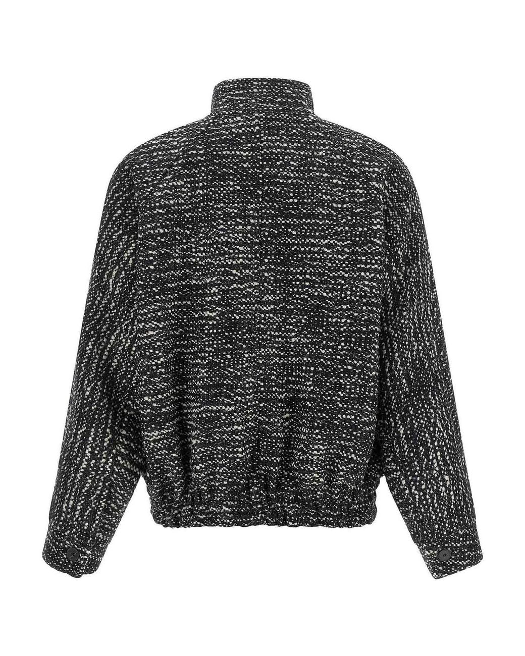 DARKPARK Gray Lee Boucl Wool Bomber Jacket