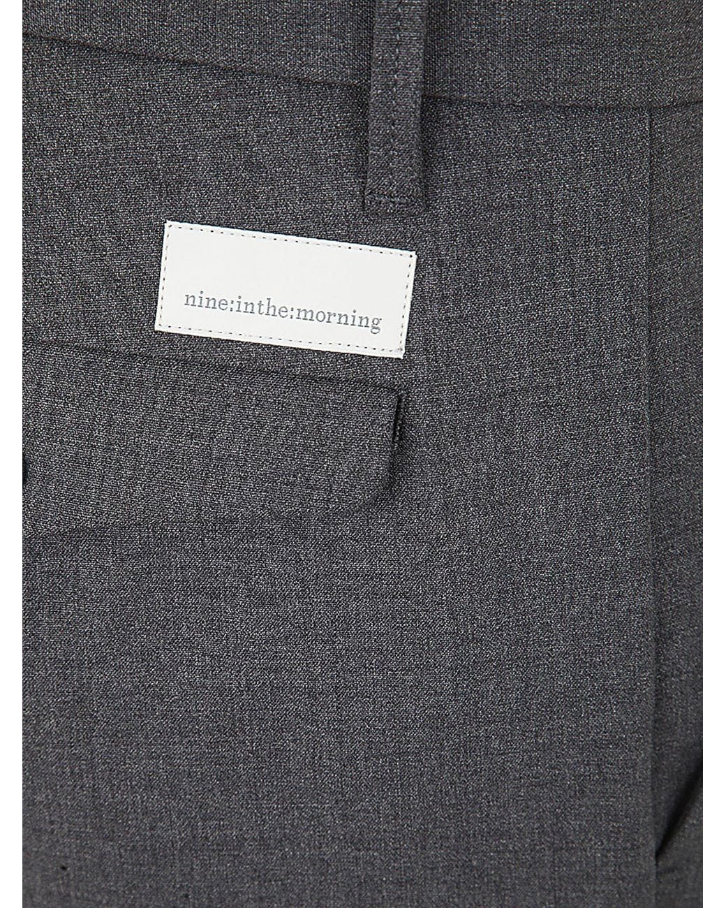 Nine:inthe:morning Gray Classic Pants for men