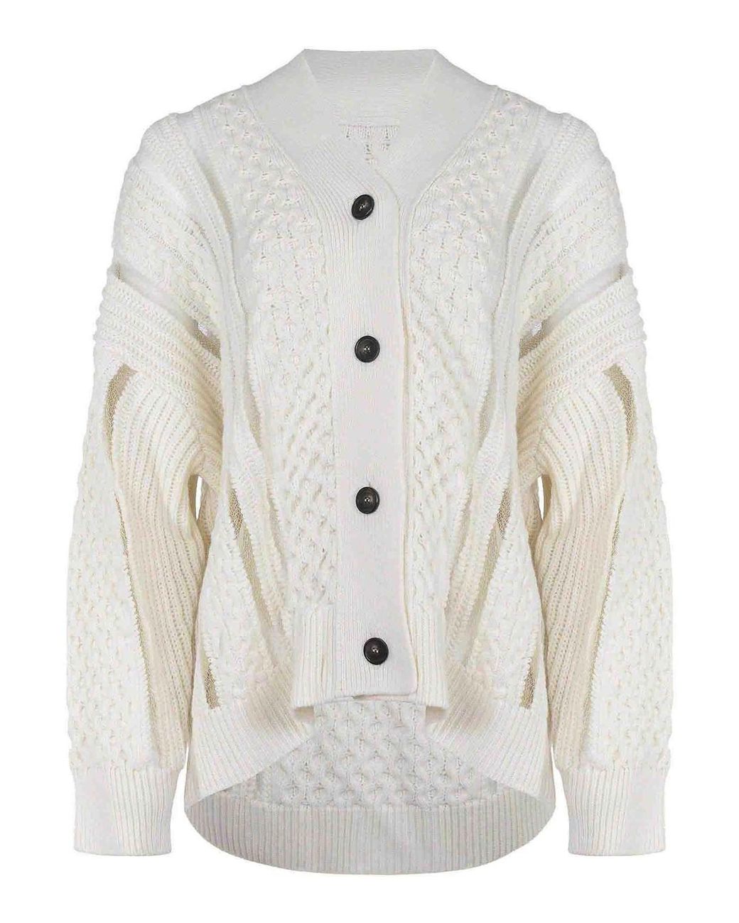 Cardigan ATOMOFACTORY en coloris White
