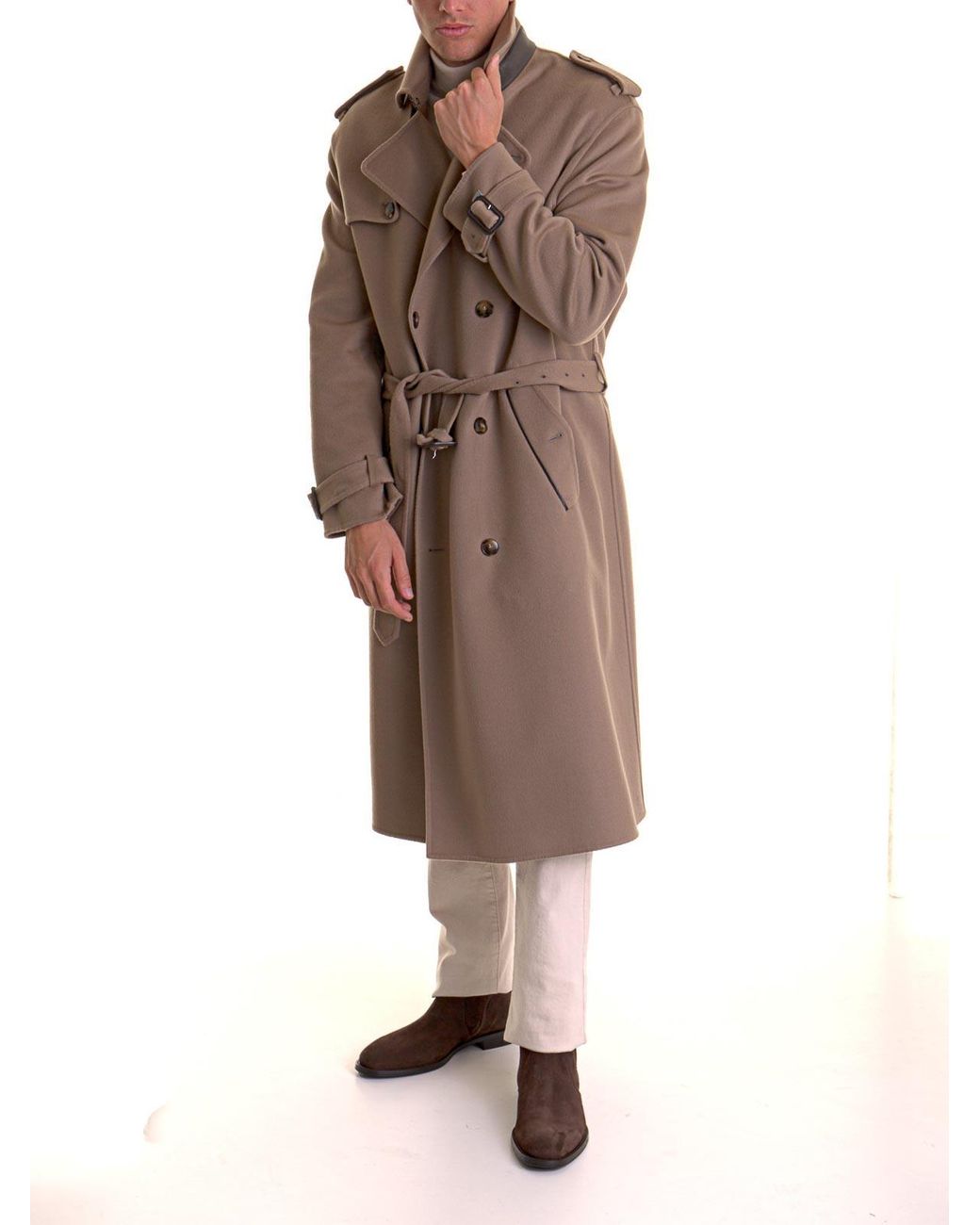 Canali Brown Coat for men