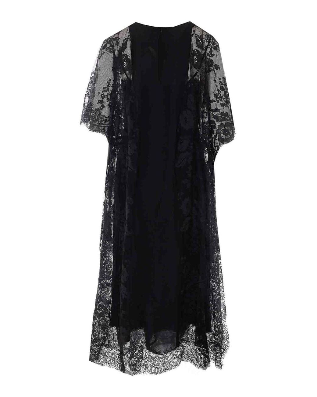 Zimmermann Black Valiant Lace Tunic Dress