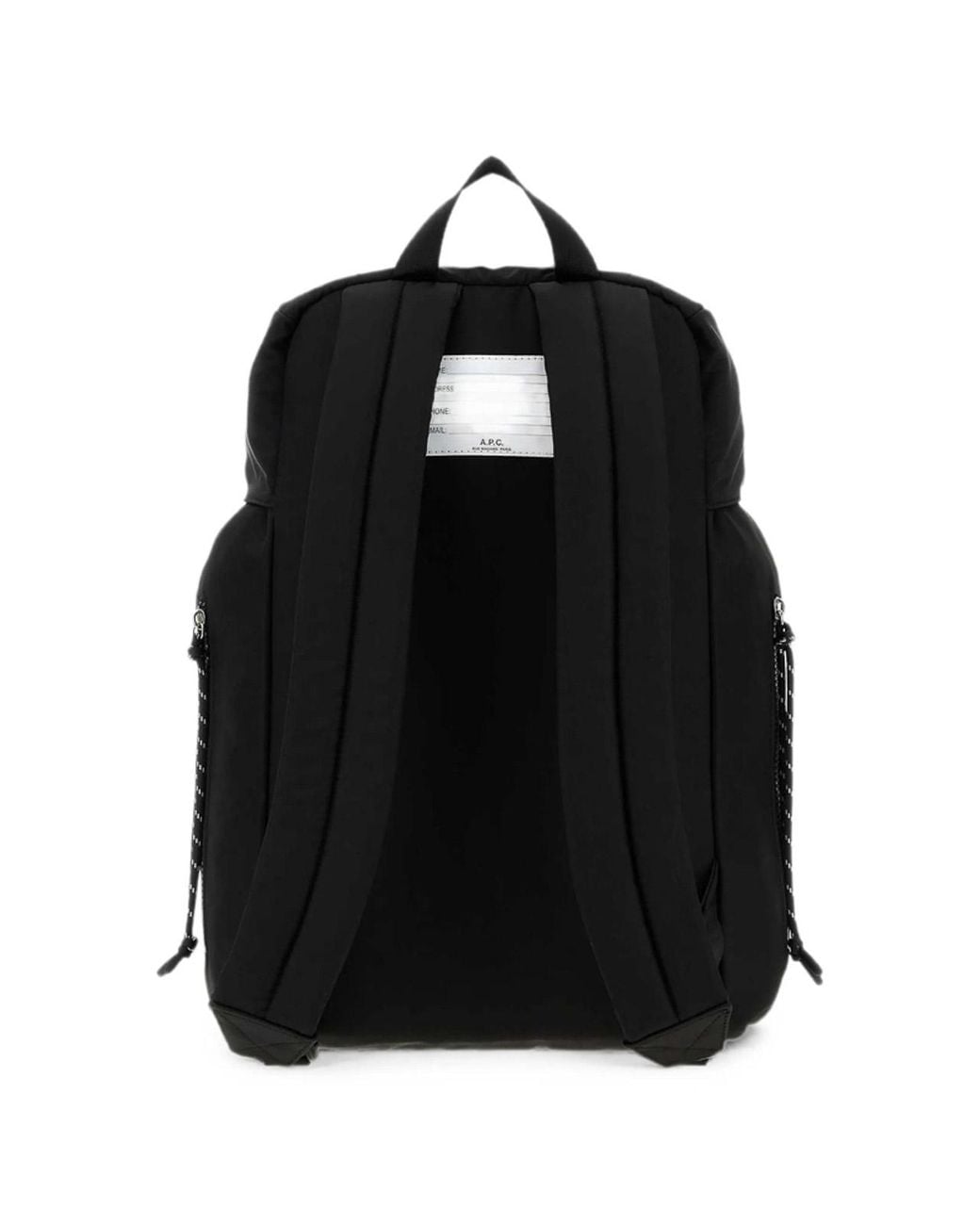 A.P.C. Black Backpack for men