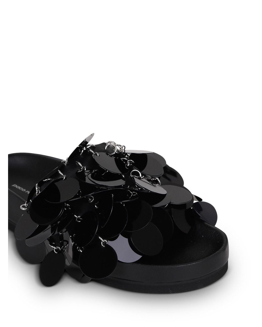 Rabanne Black Slipper