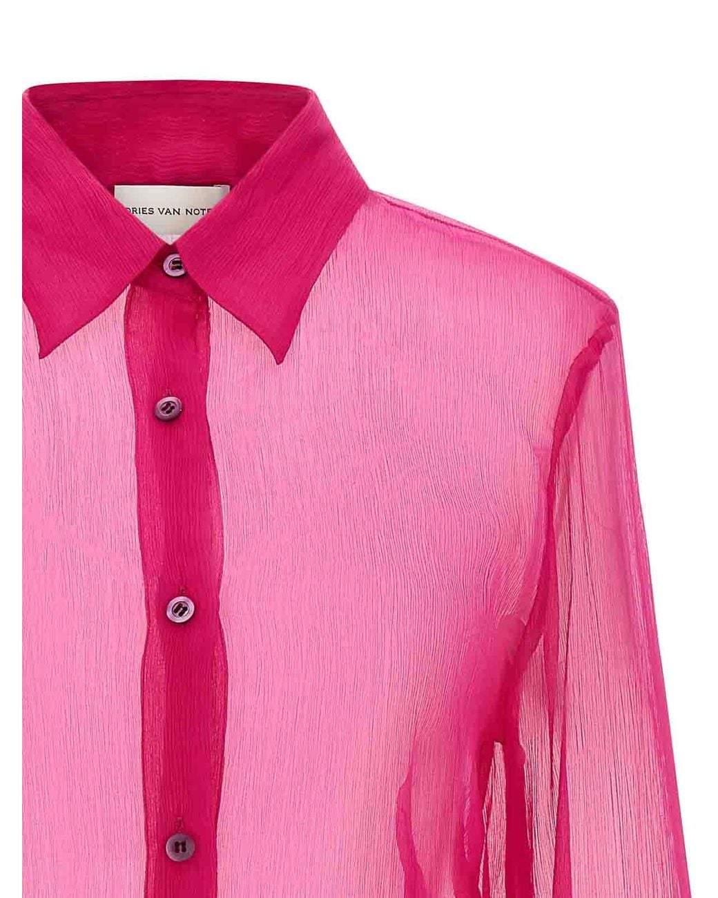 Dries Van Noten Pink Cloudy' Shirt