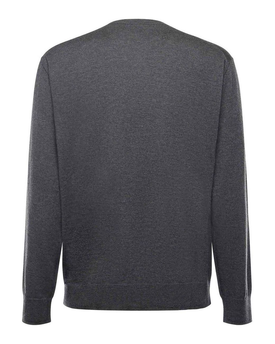 Eleventy Gray Cashmere Sweater for men