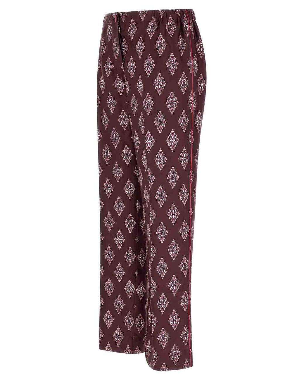 F.R.S For Restless Sleepers Red Piping Pants