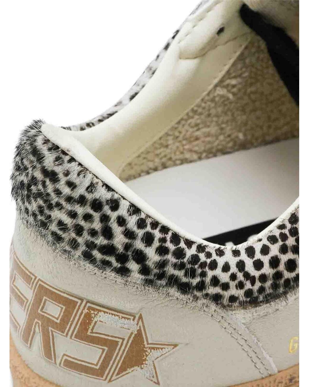Golden Goose Deluxe Brand Brown Cream Lace-Up Sneakers