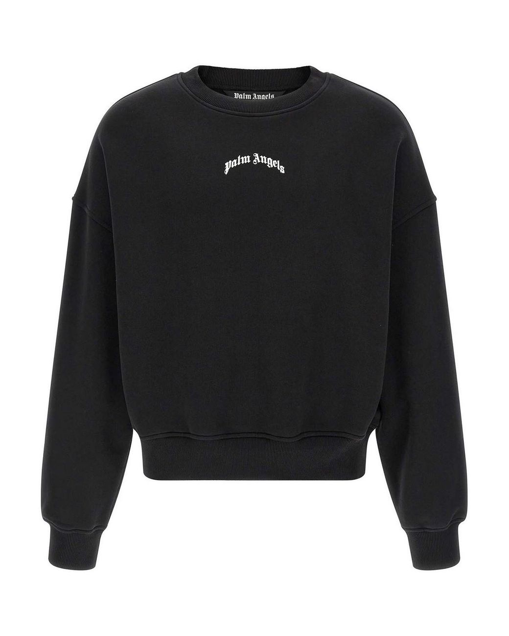Palm Angels Black Back Sweatshirt for men