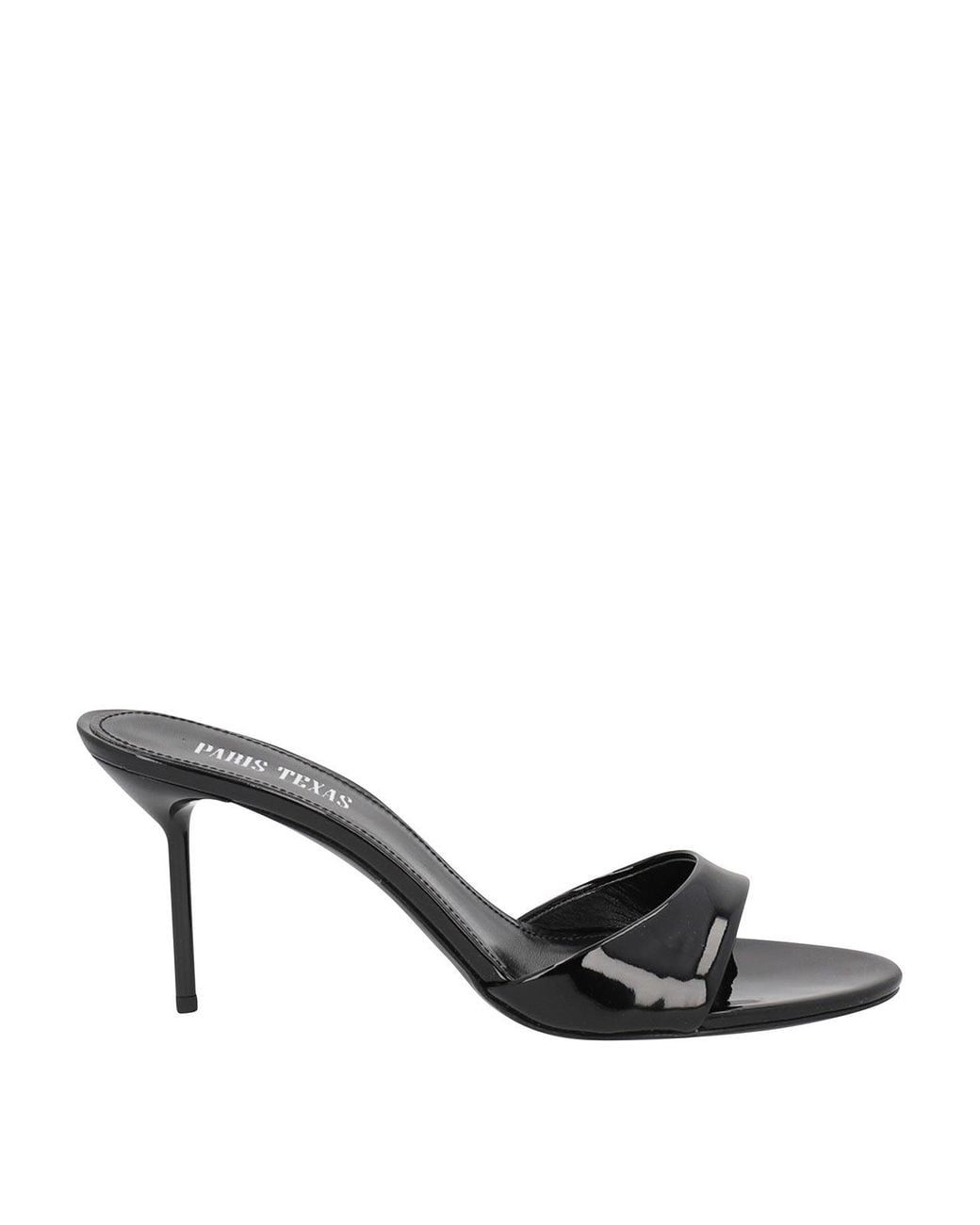 Paris Texas Black Lidia Calfskin Sandals