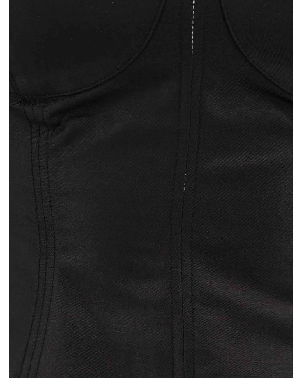 Stella McCartney Black Sleek And Stylish Peplum Top For