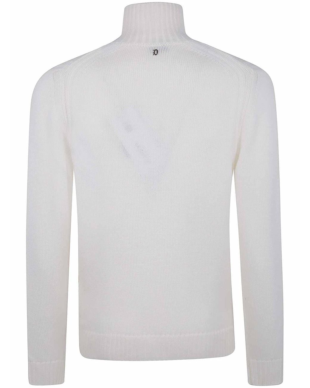 Dondup White Dolcevita Turtle Neck Sweater for men