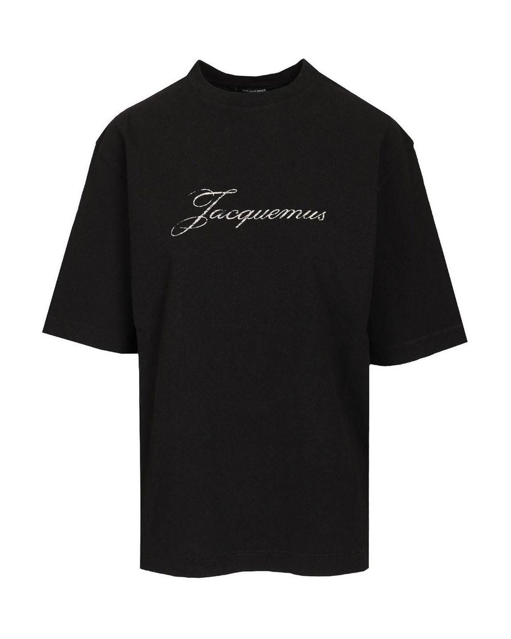 Jacquemus Black T-Shirt With Writing