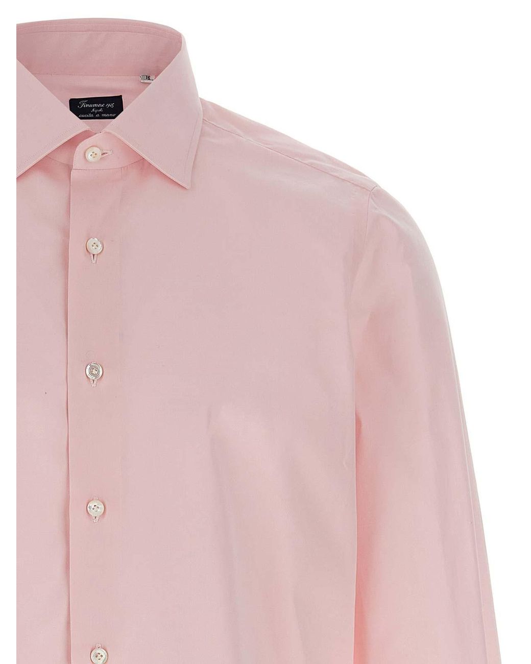 Finamore 1925 Pink Napoli Shirt for men