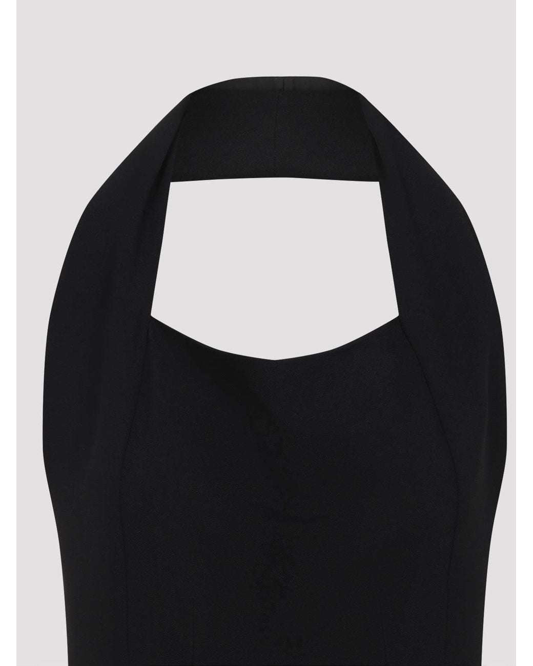Carven Black Dr201 Long Dress