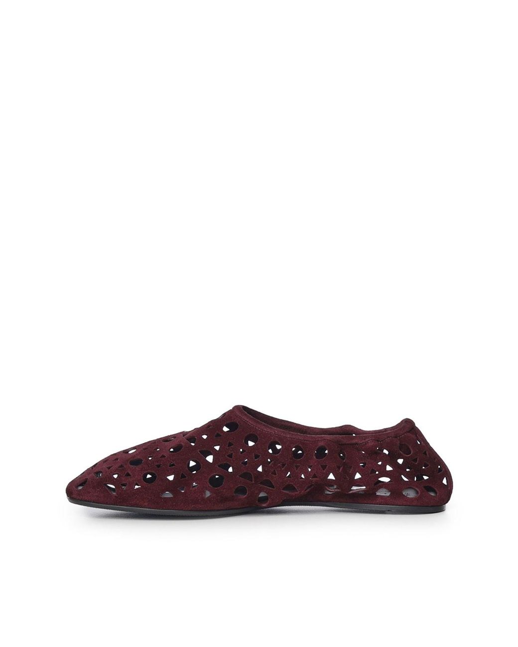 Alaïa Purple Vienne Suede Slippers