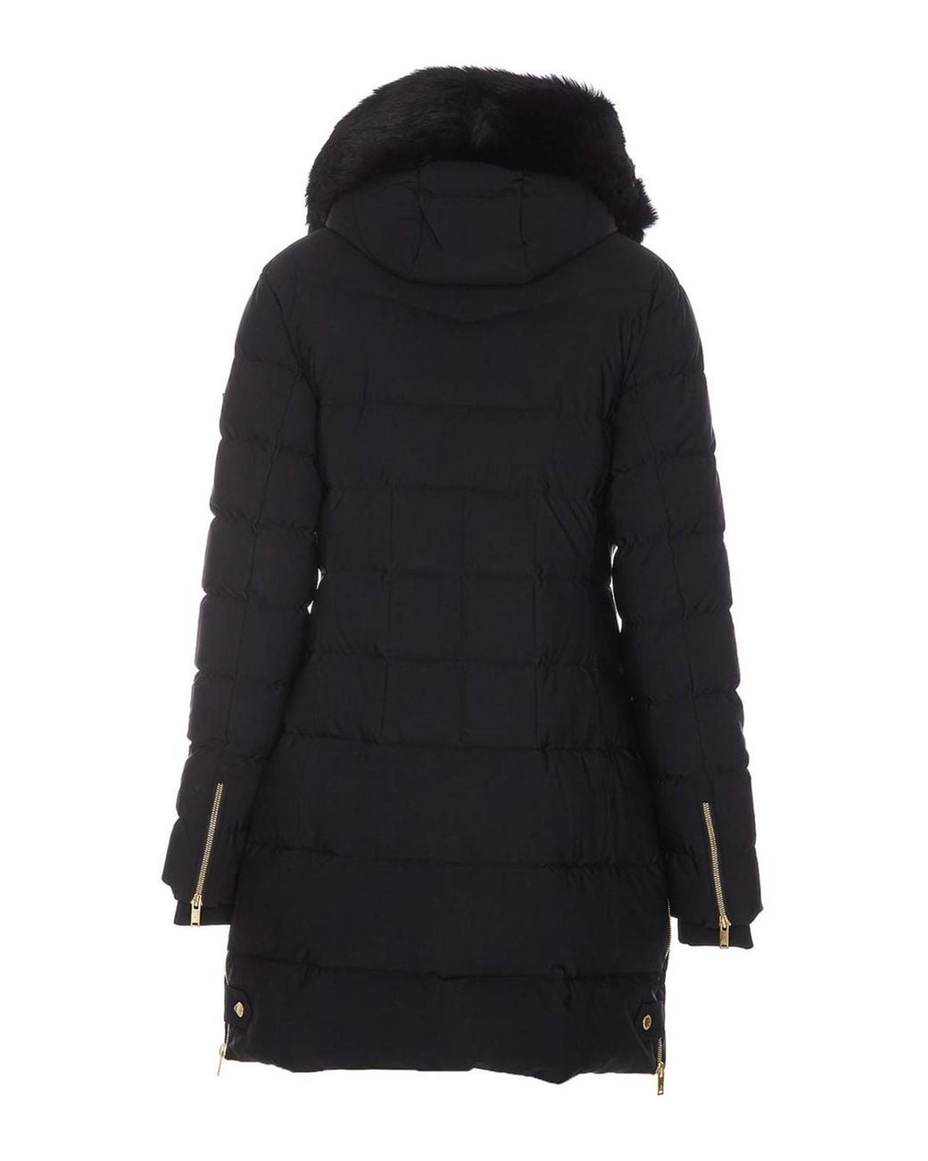 Moose Knuckles Black Watershed Shearling Parka